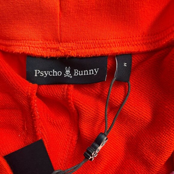Psycho Bunny Cleveland Chainstitch Sweatpant Tangerine Tango Men's Size Med‎ NEW - Picture 3 of 8